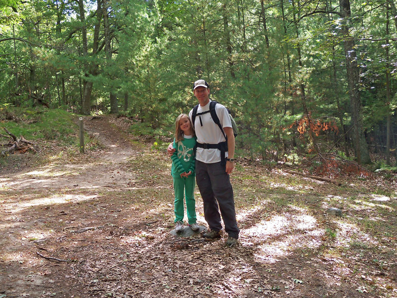 hiking trails ludington state park